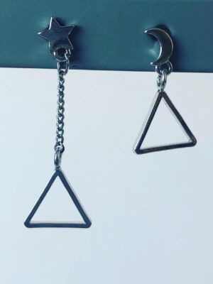 Earrings-triangular-space